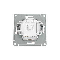 1-клавишный переключатель Systeme Electric GLOSSA с подсветкой, 10АХ, ТИТАН GSL000463
