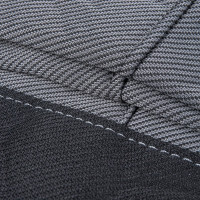 Комплект чехлов-рубашек на сиденья с подголовниками ARNEZI черный с черым, 8пр. жаккард A0508010