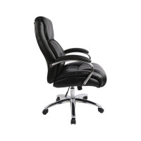 Кресло Easy Chair BNDpEChair-585 TR рециклированная кожа черный, хром 1044981