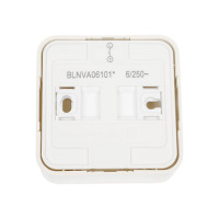 1-клавишный выключатель Systeme Electric BLANCA открытой установки, 6А, 250B, молочный BLNVA061012
