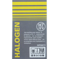 Лампа GANZ 12V H7 55W PX26d 1 шт. картон GIP06013