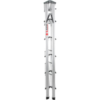 Стремянка двухсторонняя Kanat алюминиевая 6 ступеней KAM-116