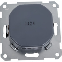 Механизм поворотно-нажимного светорегулятора (диммера) Systeme Electric Atlasdesign led, rc, 400вт, грифель ATN000723