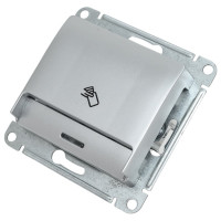 Механизм карточного выключателя Systeme Electric Glossa алюминий GSL000369