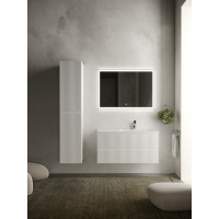 Подвесной шкаф-пенал Sancos Snob R Bianco, 350x350x1650 мм PSNR35W