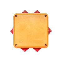 Огнестойкая коробка EKF 100x100x50мм IP55, 3 двойных клеммника 1,5-6 мм2 plc-kmrf-100-6-06