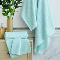 Махровое полотенце Verossa 70/140 Stripe Нежно-голубое, 500 г/м2 734482