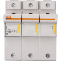 Держатель плавких вставок TDM ELECTRIC ДПВ2 22x58 3П SQ0216-0023