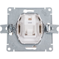 Телефонная розетка rj11 Systeme Electric Atlasdesign песочный, ATN001281