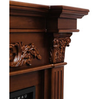 Каминокомплект ELEKAM estet с очагом pulsar 38 каштан 100038