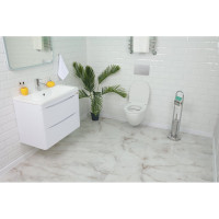Подвесной безободковый унитаз Quarter Bath Concorde с легкосъмным сиденьем дюропласт, микролифтом, цвет белый 70CO03052+30SCR.03.02.03