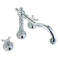Смеситель для раковины Migliore PRESTIGE излив "змейка", на 3 отв., донный клапан "click-clack", хром 31617