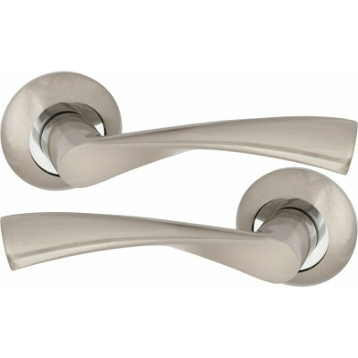 Ручка на раздельном основании VЕTTORE R07.023 SN/CP сатин/хром 20210