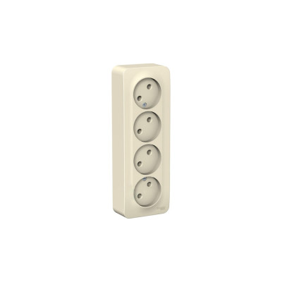 Четырехместная розетка Systeme Electric BLANCA BLNRA000412