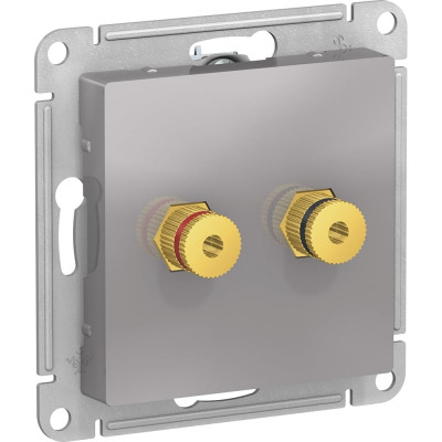 Двухместная аудиорозетка Systeme Electric AtlasDesign ATN000387