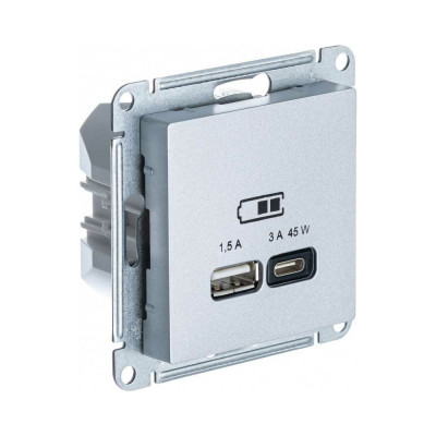 Розетка Systeme Electric USB ATLASDESIGN ATN000329