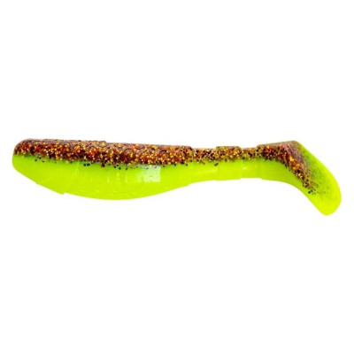 Виброхвост Helios hs-4-048 chubby 3.55"/9 см, golden lime, 5шт 00000298600