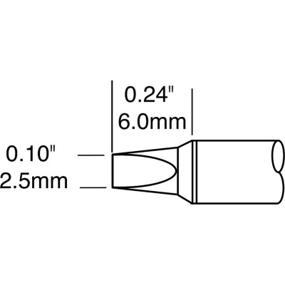 Картридж-наконечник для CV/MX METCAL CVC-7CH0025P