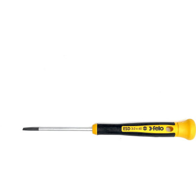 Плоская шлицевая отвертка для точных работ Felo ESD Safe 25003360