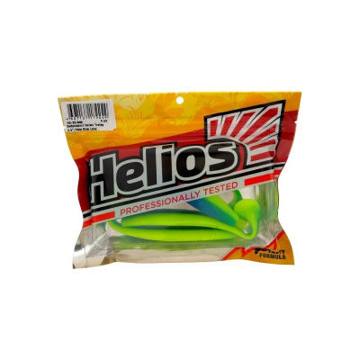 Виброхвост Helios hs-2-040 catcher 3.55"/9 см, blue lime, 5шт 00000211259