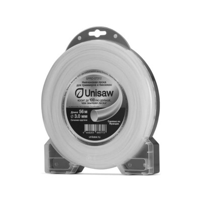 Unisaw Леска триммерная 3.0мм 56м круглая SPRO-07312