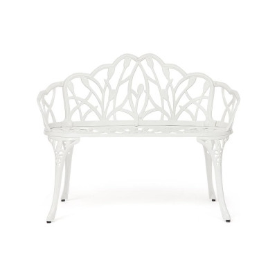 Скамья Tetchair Secret De Maison Strauss (Штраус) алюминиевый сплав, 99хх56x76см, butter white 11381