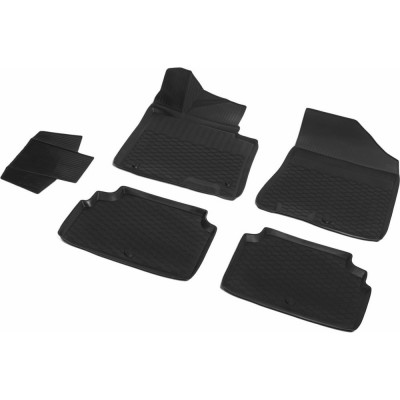 Коврики в салон автомобиля Rival для Kia K5 седан 2020-н.в., полиуретан, без крепежа, 5 шт., 12811001