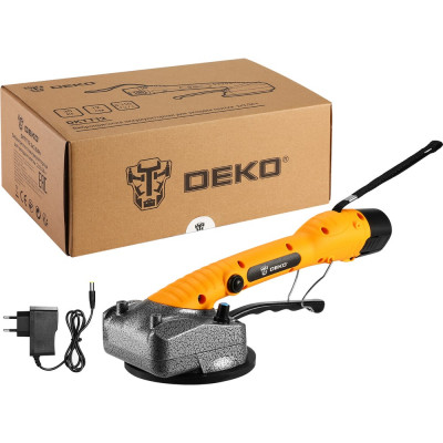 DEKO Виброприсоска аккумуляторная для укладки плитки DKTT12, 12V, 1x3.0Ач 063-4416