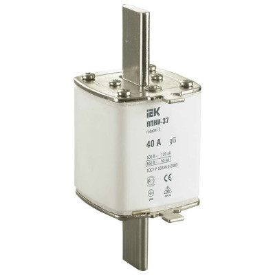 Плавкая вставка предохранителя IEK ППНИ-37 DPP40-040