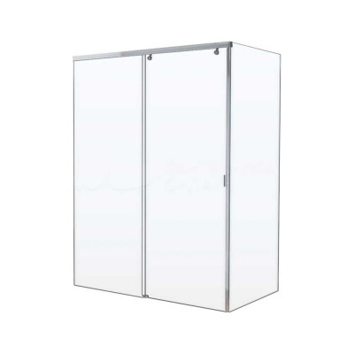 Душевой уголок Cerutti SPA Marbella-120L 80x120 см без поддона, профиль хром, стекло прозрачное 7911