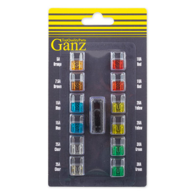 Флажковые мини предохранители Ganz GRP15002