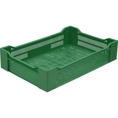 Ящик Тара.ру п/э 600х400х135 зелёный 03005