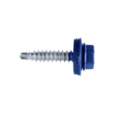 Кровельный саморез Bohrer ПРОМ 4,8x29 RAL5005 синий 4500 шт. SKRAL-4,8х29 RAL5005
