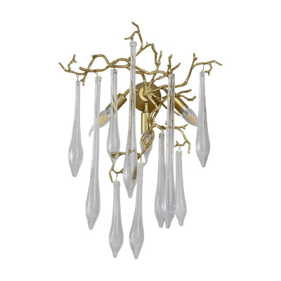 Бра Crystal lux REINA AP3 GOLD PEARL