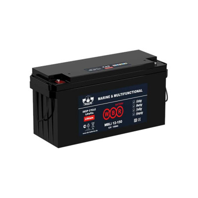 Тяговый аккумулятор для лодочного электромотора WBR MBLi12-150 WBR
