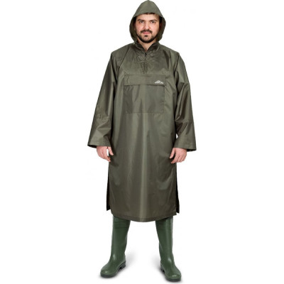 GRAYLING Плащ Тень (таффета, хаки)(проклеенный)_р-р 52-54 рост 182-188 XL 4610097004568