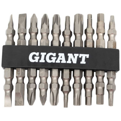 Gigant Набор бит 10 шт. двусторонних Cr-V G-11334