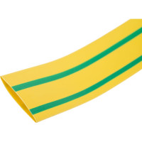 Трубка термоусадочная T-BOX 20/10 желто-зеленый 10м КВТ 65640