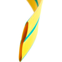 Трубка термоусадочная T-BOX 16/8 желто-зеленый 10м КВТ 65633