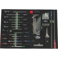 Универсальный набор инструмента, комплектация VAG, в ложементе 43шт JTC-VA3043