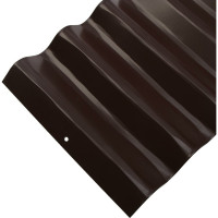 Ограждение клумб Greengo Волна 110x24 см, шоколад 5498369