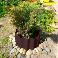 Ограждение клумб Greengo Волна 110x24 см, шоколад 5498369
