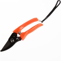 Секатор Greengo 7", 17 см, оранжевая рукоять 150781