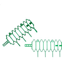 Пластиковый кустодержатель для клубники СИМАЛЕНД Волна диаметр 15 см, зеленый, 10 шт. 3272979