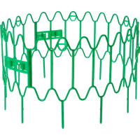 Пластиковый кустодержатель для клубники СИМАЛЕНД Волна диаметр 15 см, зеленый, 10 шт. 3272979