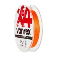 Плетеная леска LUCKY JOHN Vanrex х4 BRAID Fluo Orange 125/017 LJ4113-017