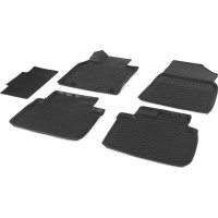 Коврики в салон автомобиля Rival для Toyota Camry XV70 седан 2018-н.в., полиуретан, с крепежом, 5 шт., 15701005