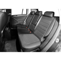 Авточехлы Rival Строчка (40/60) Volkswagen Tiguan (со столиком на передних спинках) 07-17, SC.5805.1