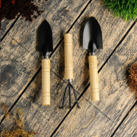 Садовый инструмент Greengo 3 предмета, 20 см, деревянная рукоять 1005012