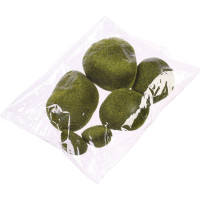 Искусственный мох Greengo Камни 6 шт., ассорти: 2 больших, 2 средних, 2 маленьких 5200604